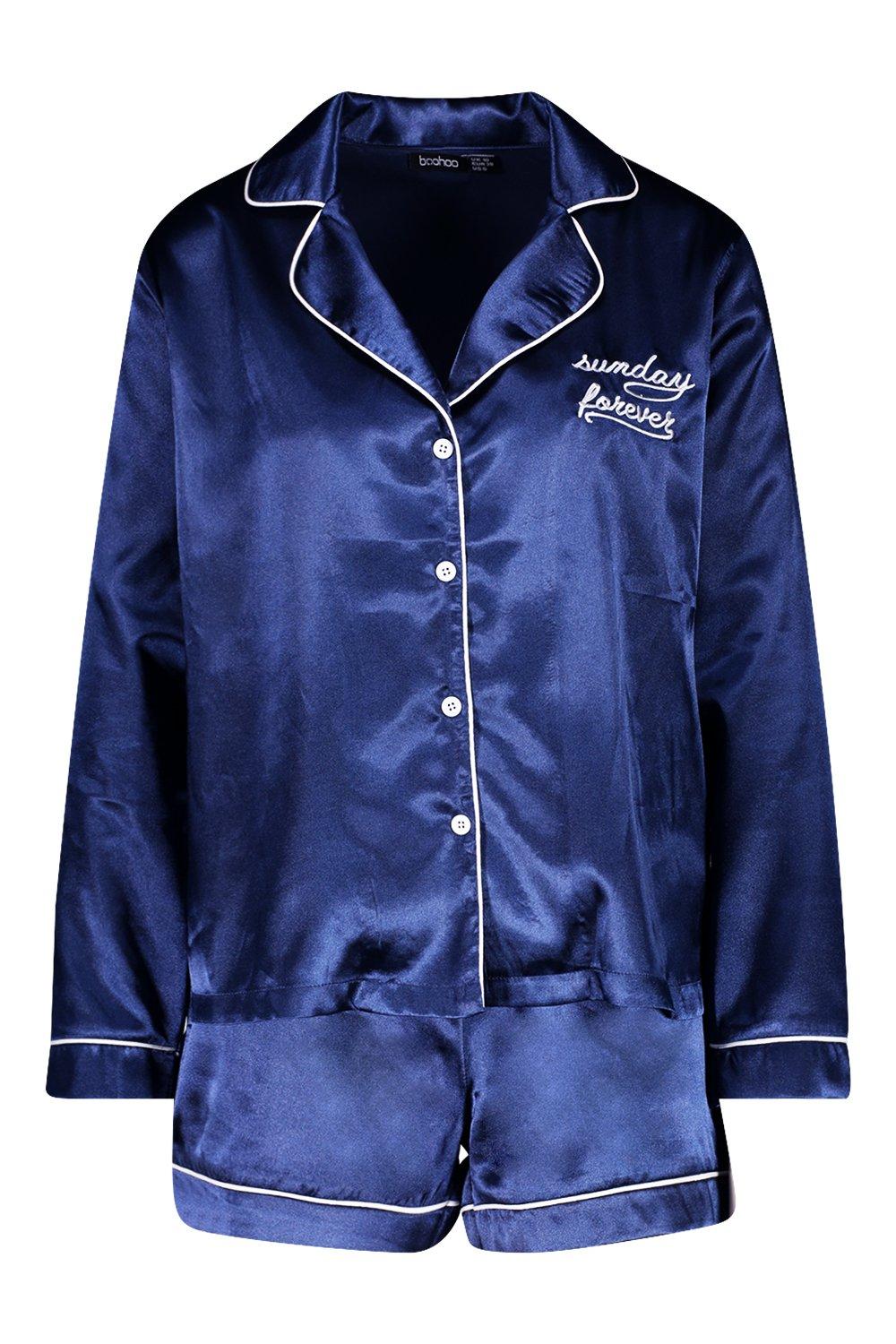 Forever satin short pajamas hotsell