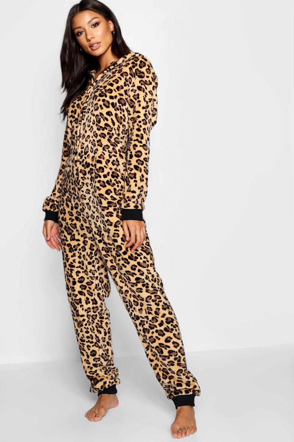 Leopard print best sale onesie women's