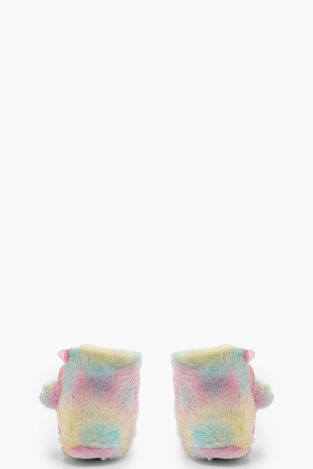 rainbow slipper boots