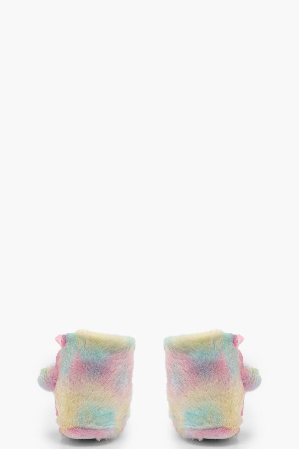 rainbow slipper boots