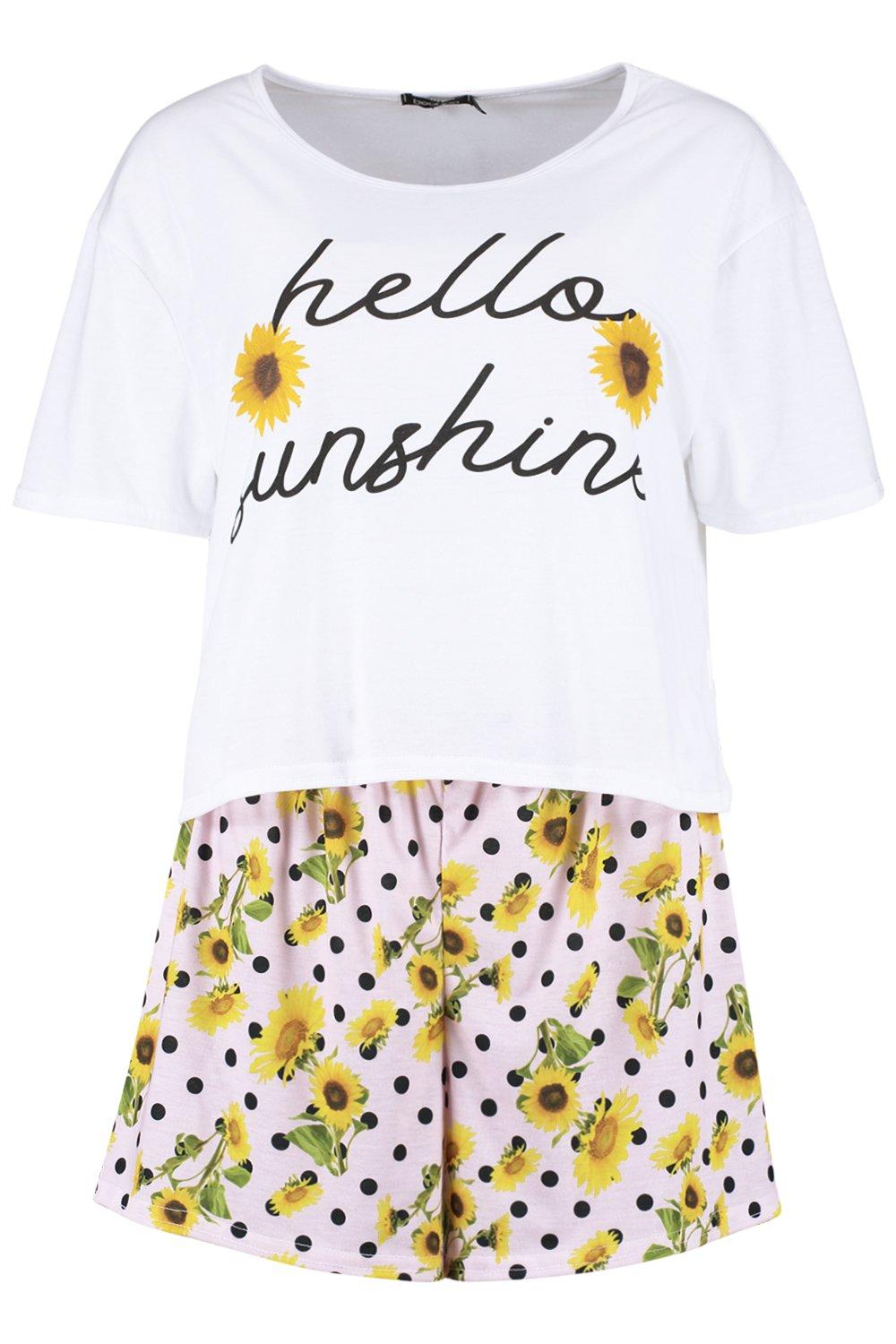 Sunflower PJ Short Set