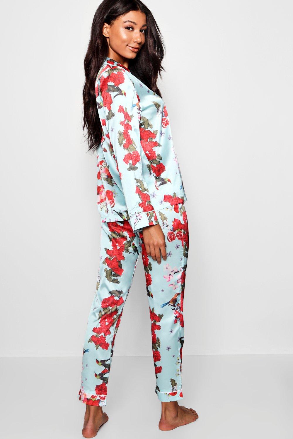 Ladies pyjamas boohoo hot sale