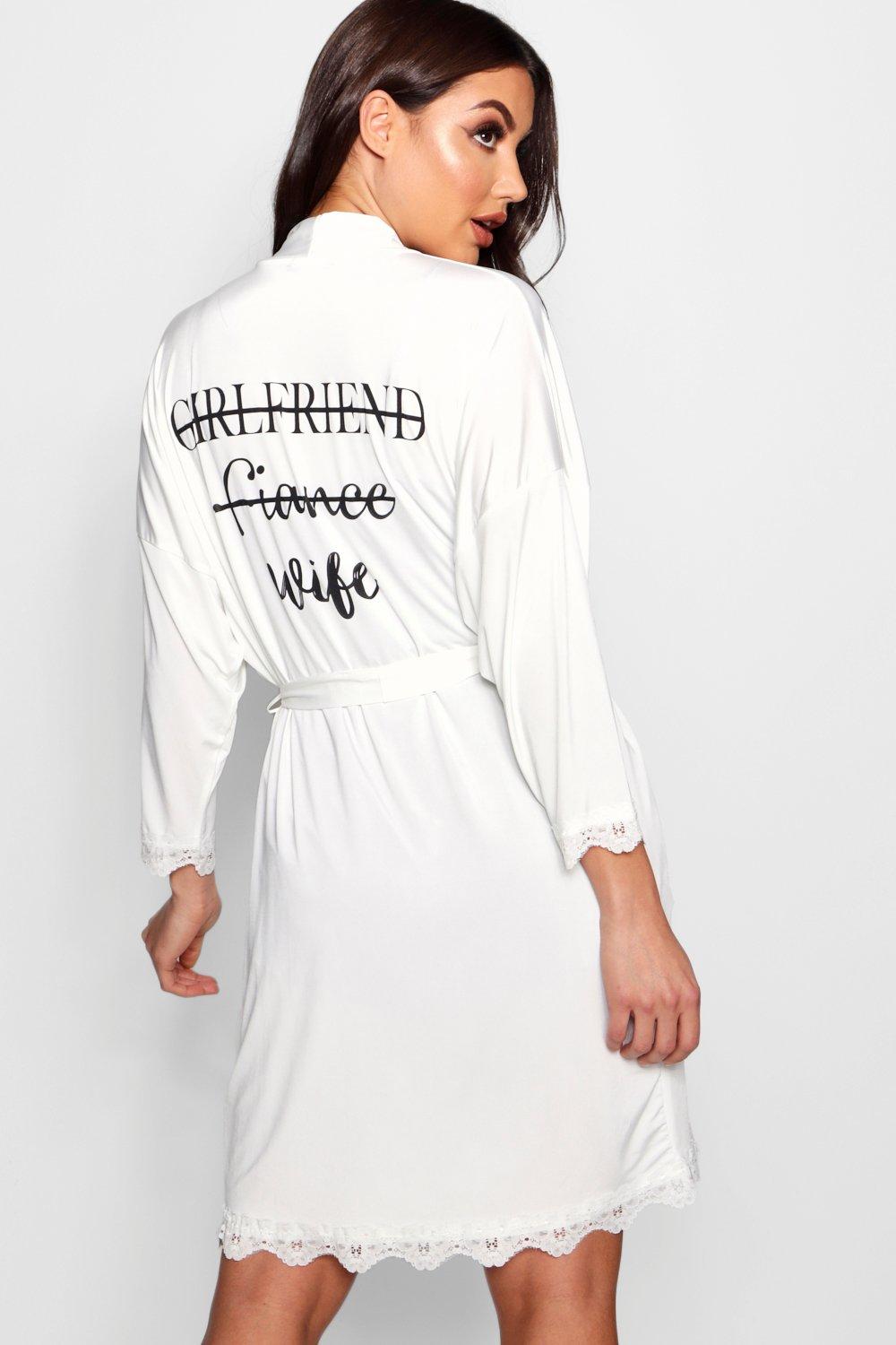 boohoo mother of the bride robe