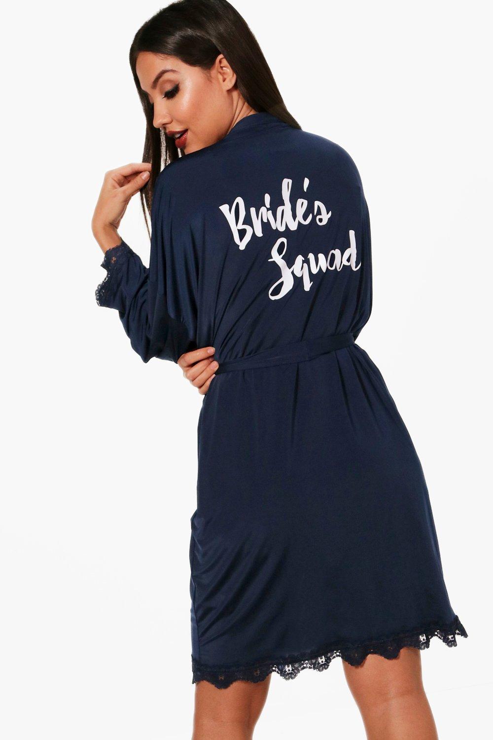 boohoo bridal robes