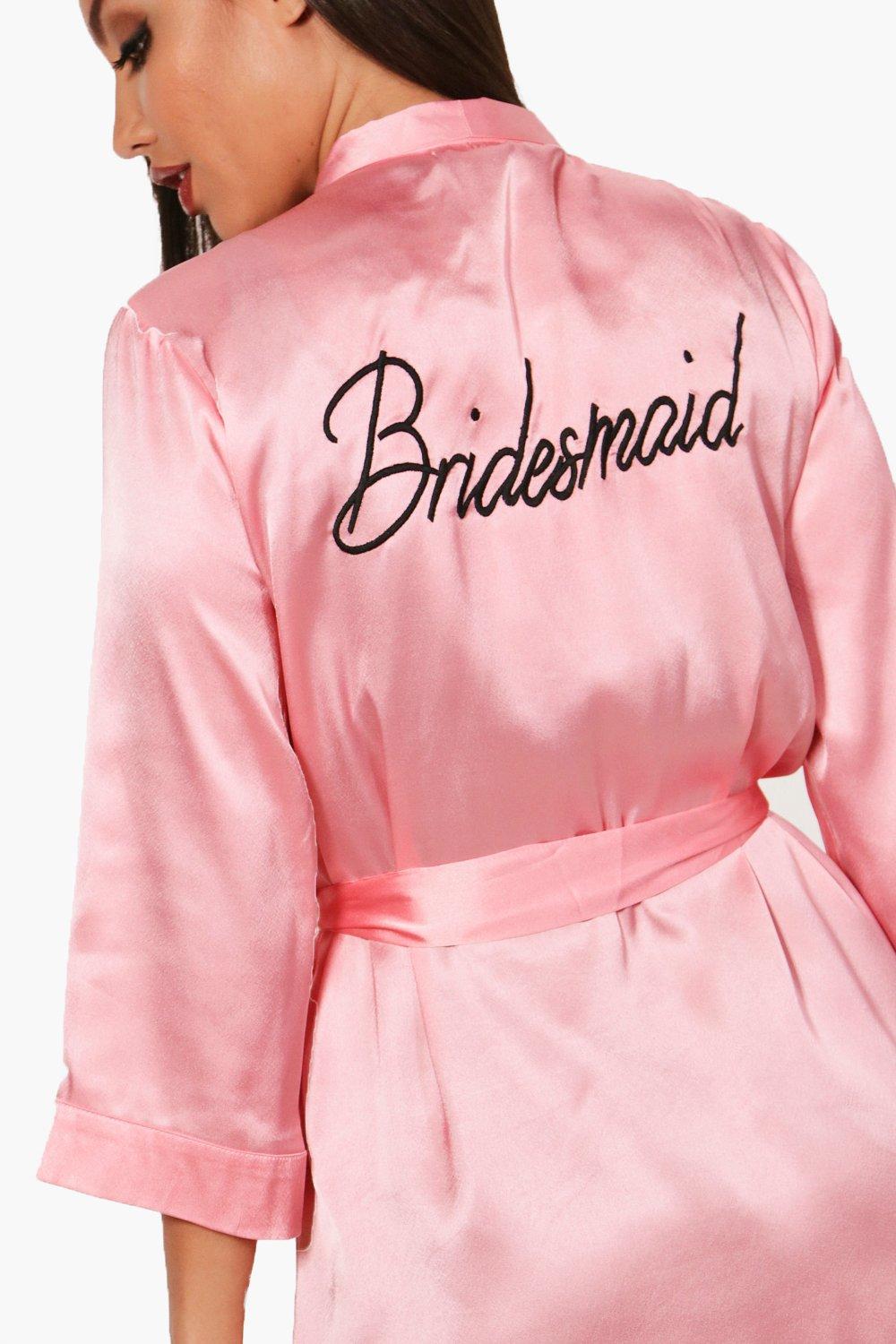 boohoo bridesmaid robe