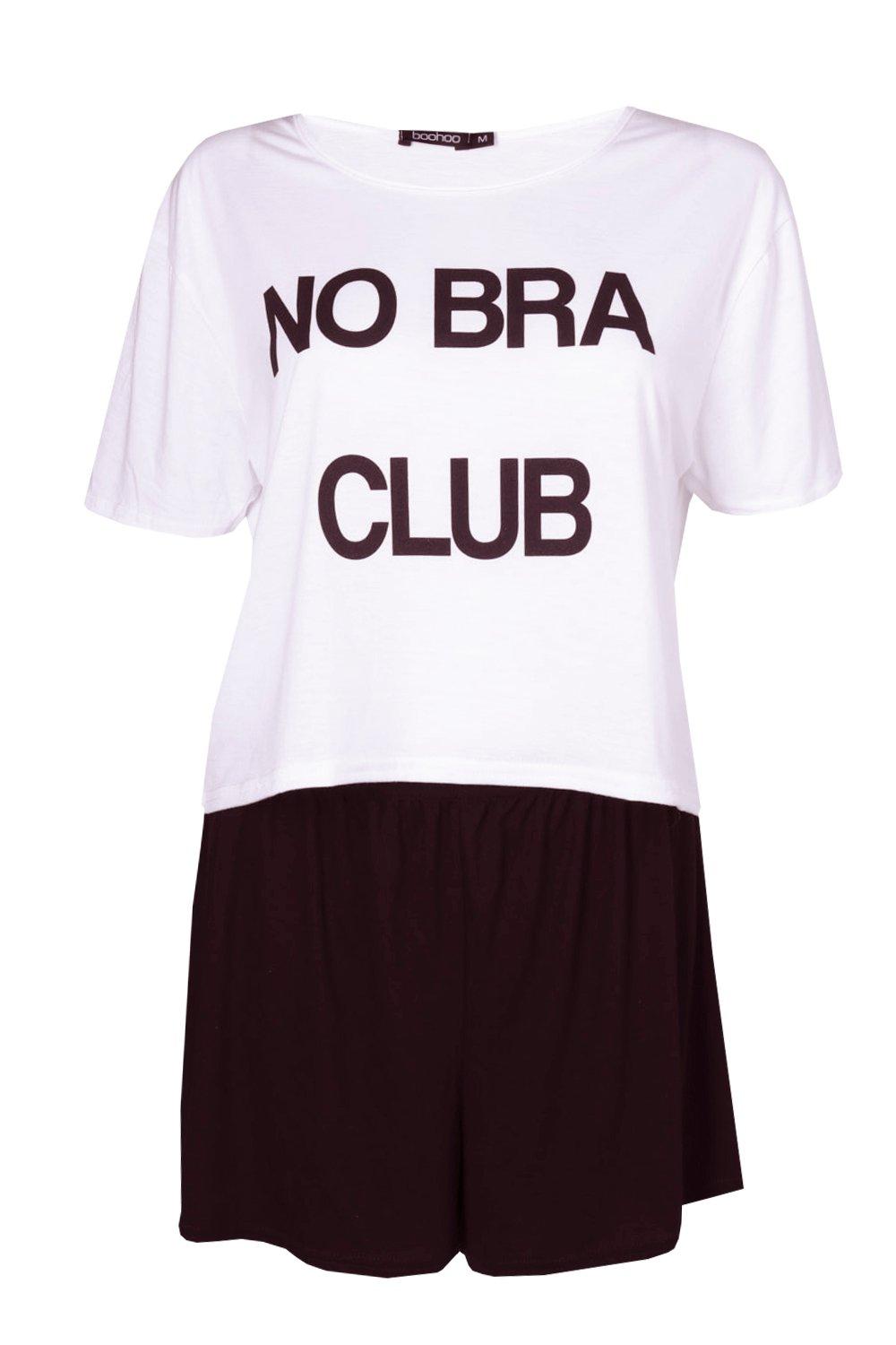  No Bra Club T-Shirt : Clothing, Shoes & Jewelry