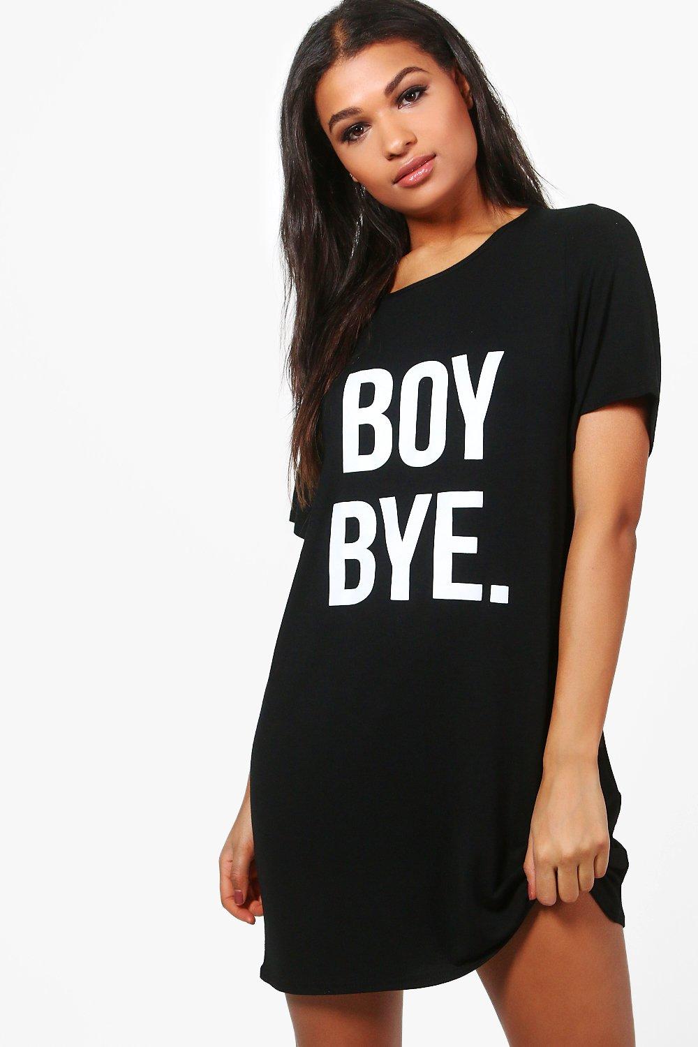 boy bye t shirt dress