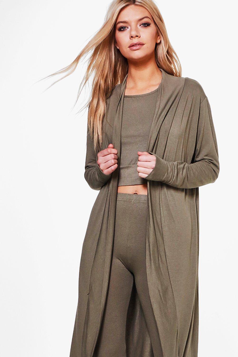 long cardigan loungewear