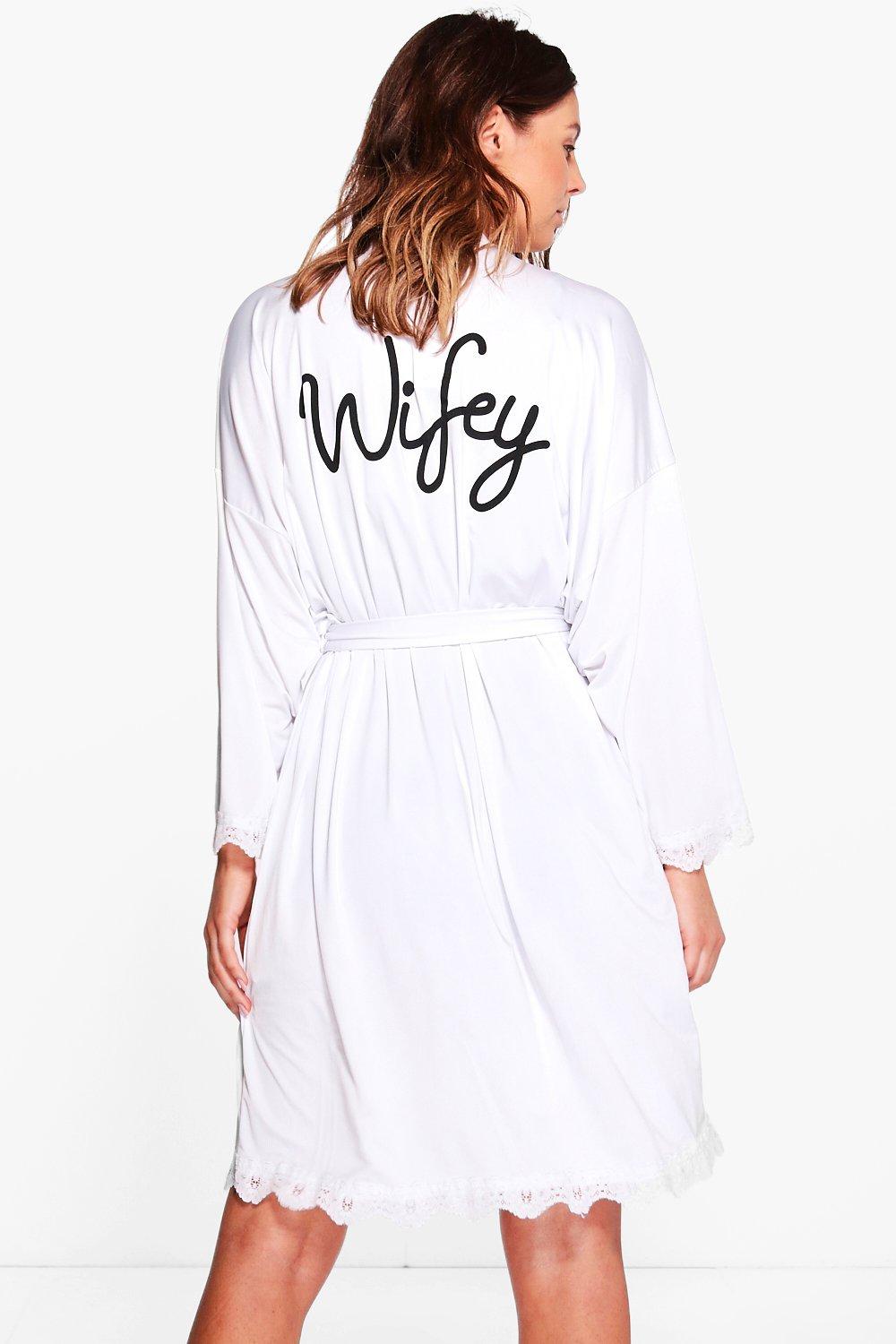 boohoo bridal robes