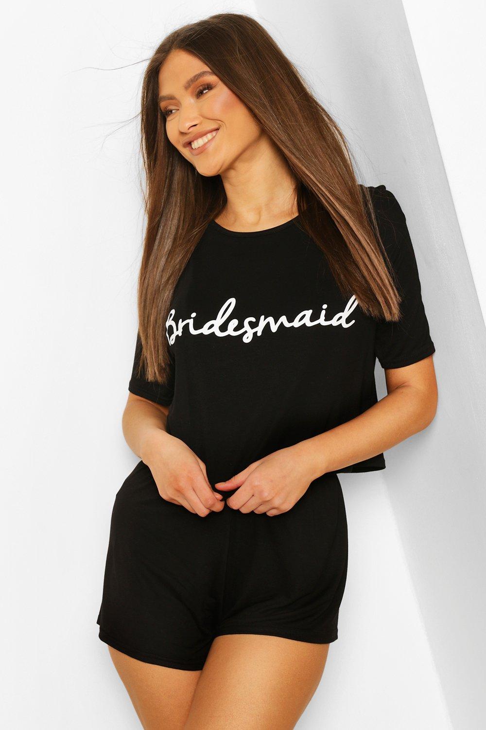 boohoo bridesmaid pyjamas