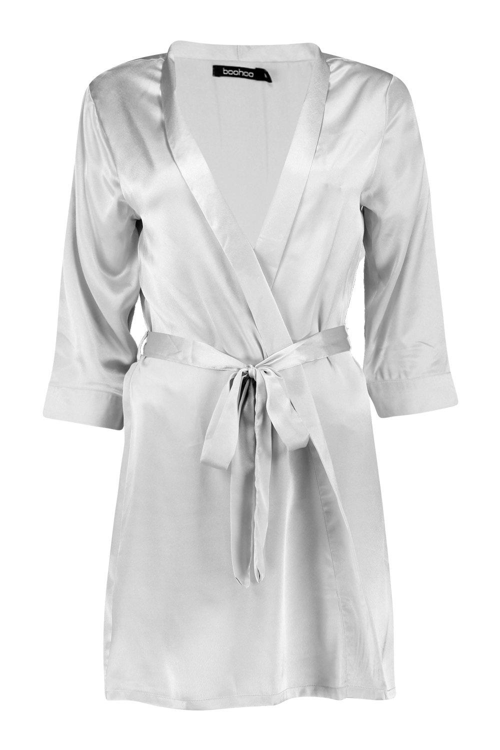 Boohoo sale silk robe