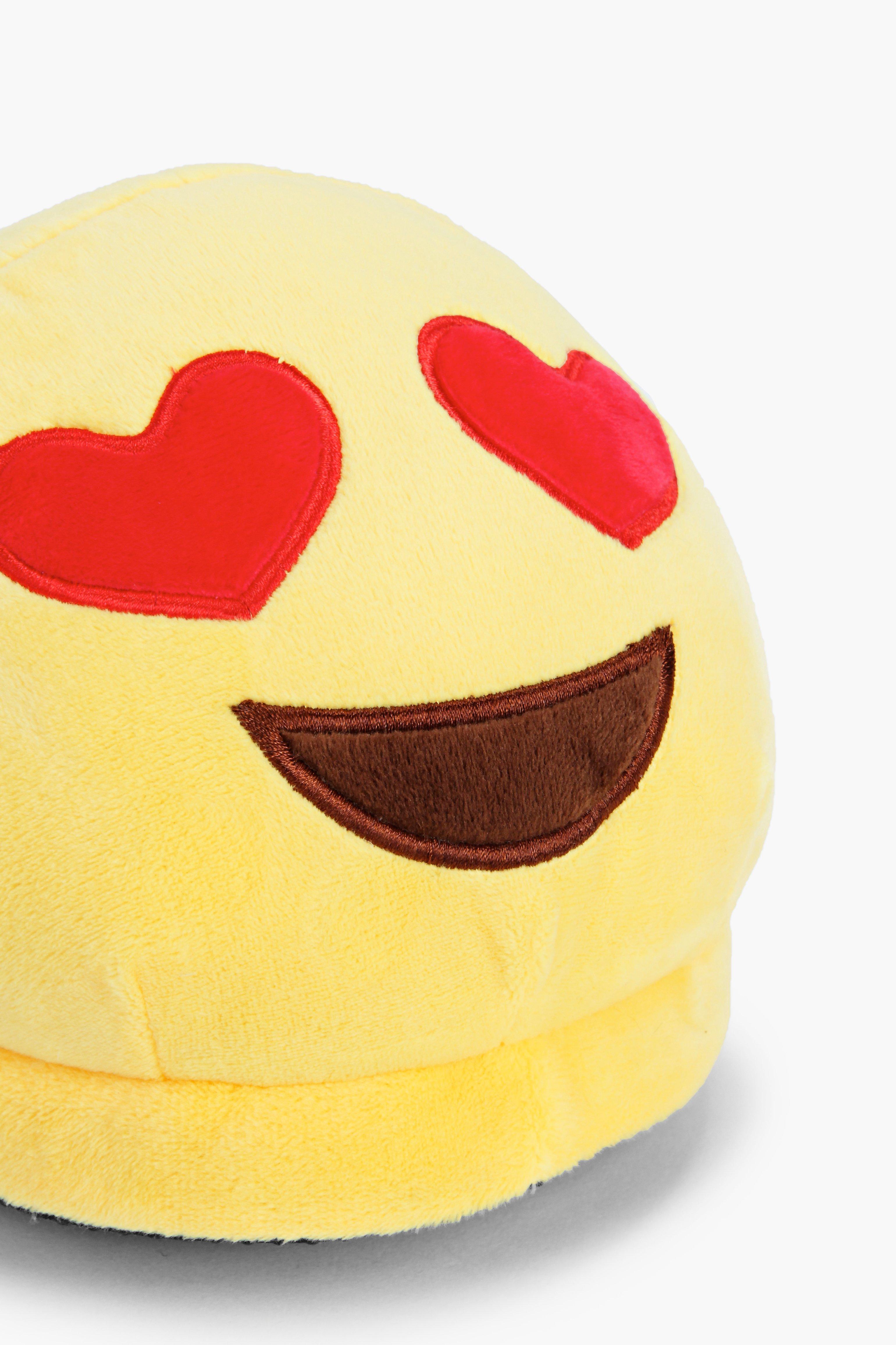 Chaussons Enfant - Emoji - Yeux Coeurs - Taille au Choix - Jour de Fête -  Cadeaux - Boutique Jour de fête
