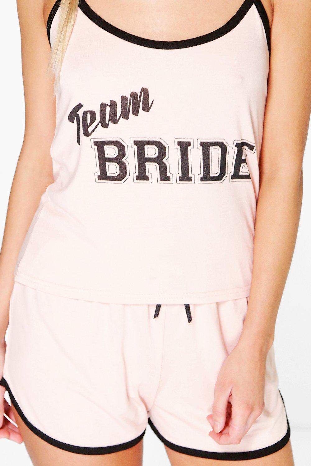 bridal shorts and top