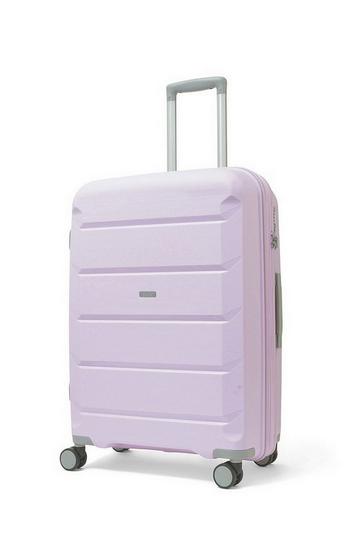 Lilac Purple Tulum 8 Wheel Hardshell Expandable Suitcase Medium