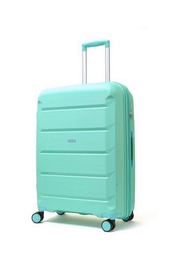 Tulum 8 Wheel Hardshell Expandable Suitcase Medium Turquoise