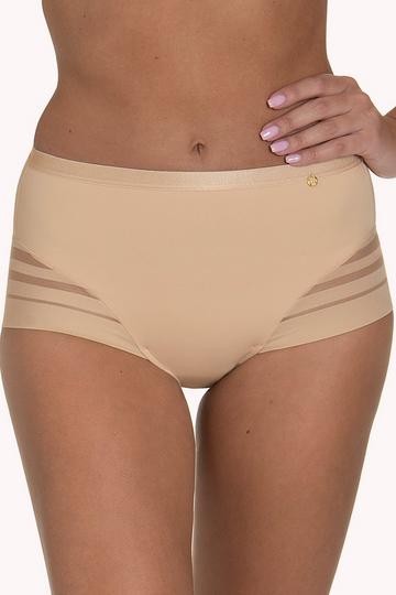 'Alegra' Seamless Full Brief Knickers Natural