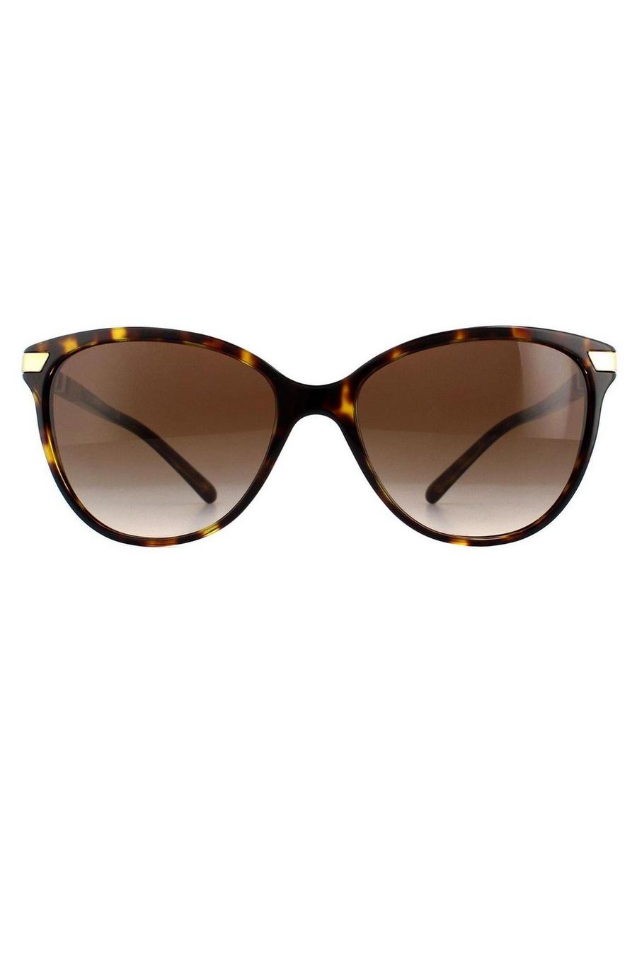 Cat Eye Dark Havana With Gold Detailing Brown Gradient BE4216 Sunglasses