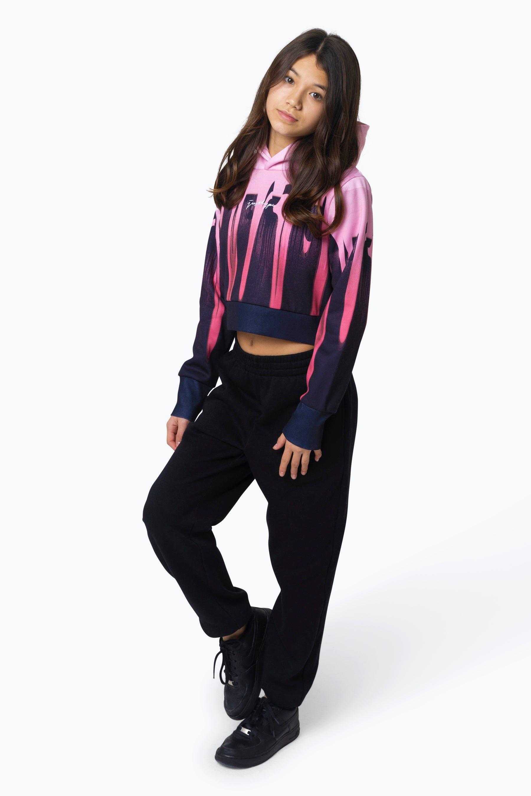 Pink Drip Hoodie boohoo UK