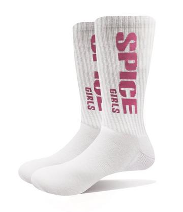 Band Logo Ankle Socks White