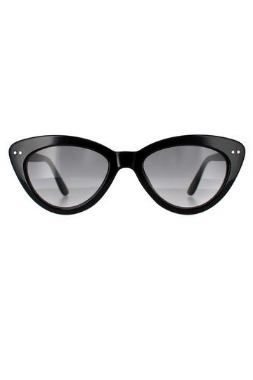 Cat Eye Shiny Black Smoke Gradient GF0402 Black