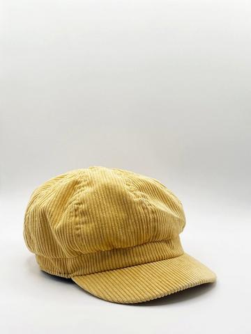 Pale Mustard Bakerboy Hat Mustard