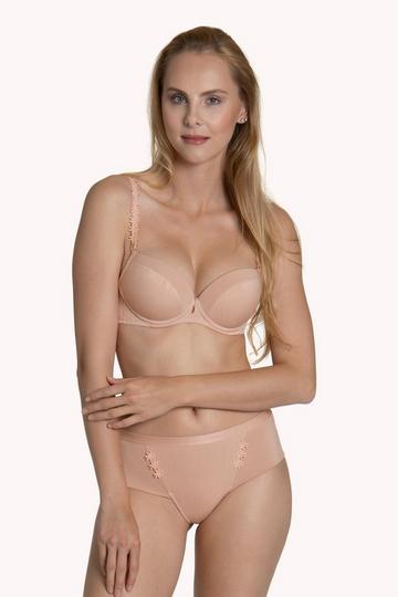 'Gracia' Underwired Multiway Push-Up Bra Pale Pink