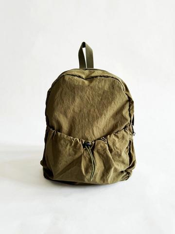 Casual Backpack In Khaki Green