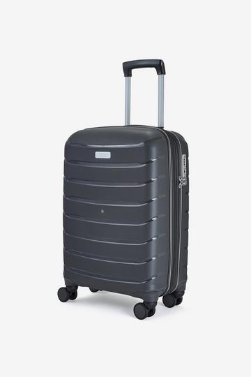 Prime 8 Wheel Hardshell Expandable Suitcase Small Charcoal