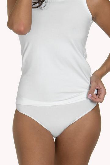 2 Pack Cotton 'Aura' Midi Knickers White