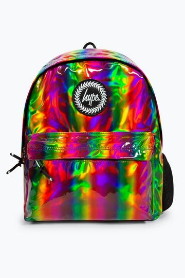 Rainbow Holographic Backpack Multi