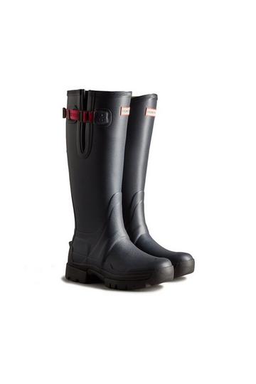 'Balmoral Adjustable' Wellington Boots Navy