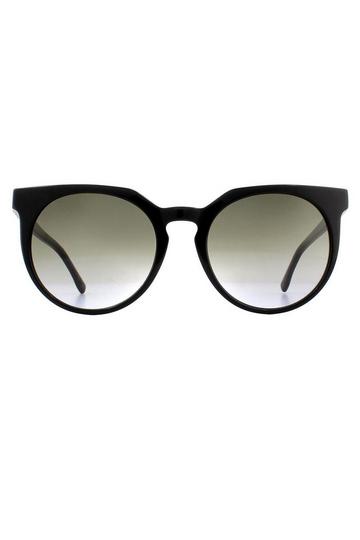 Black Round Black Grey Gradient Sunglasses