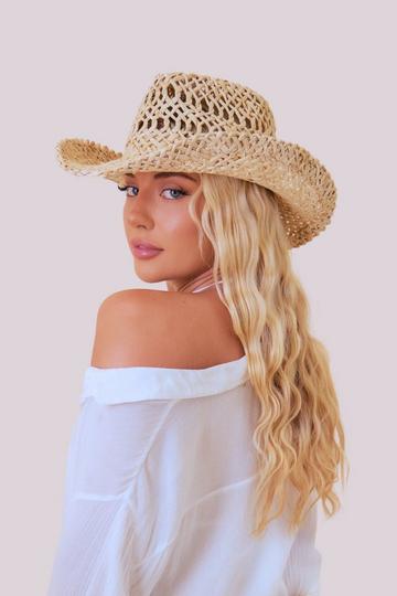 Seagrass Straw Cowboy Hat in Natural Natural