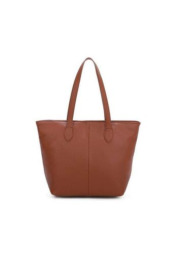 Brown Classic Lightweight Rommy Shopper Tote Bag