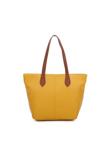 Yellow Classic Lightweight Rommy Shopper Tote Bag