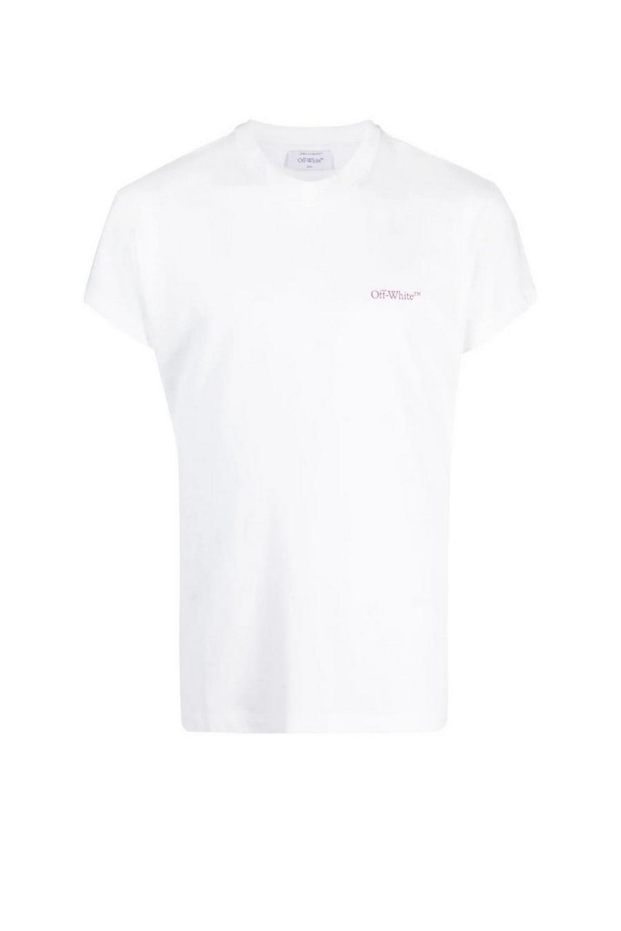 Moon Cam Arrow Logo White T-Shirt