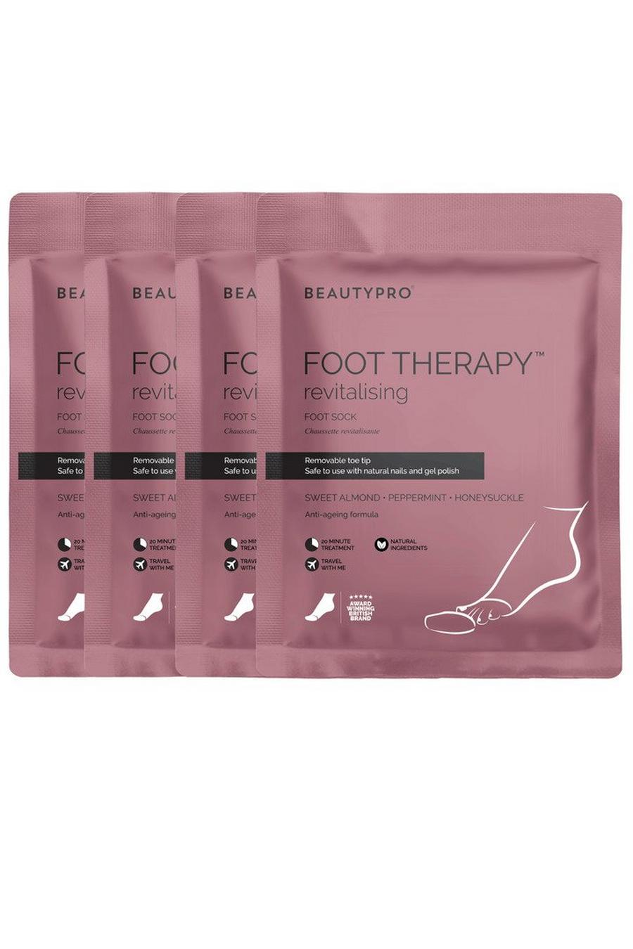 Dusty pink Foot Therapy Collagen Infused Bootie - Pack Of 4