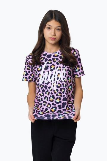 Multi Disco Leopard T-Shirt Multi