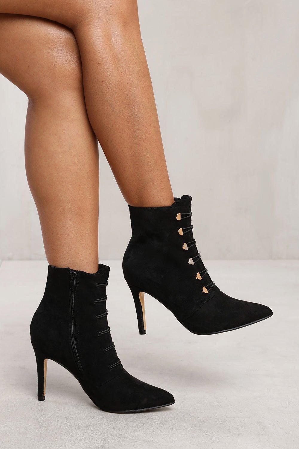 Pointed heel boots hotsell