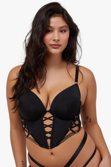 Rocka Strappy Bustier Black