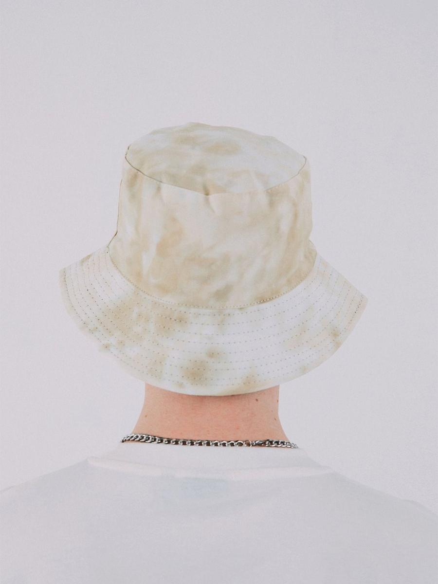 Olive Tie Dye Reversible Bucket Hat