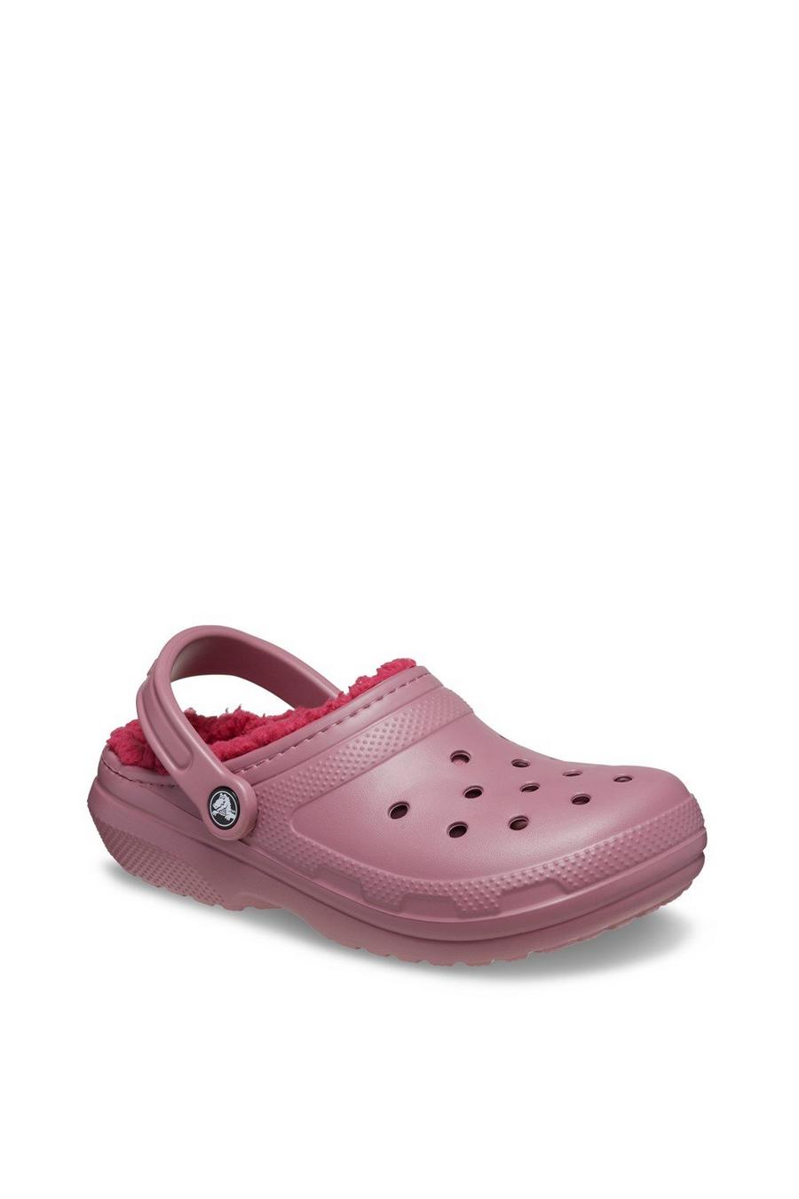 Dark pink 'Classic Lined' Classic  Slippers