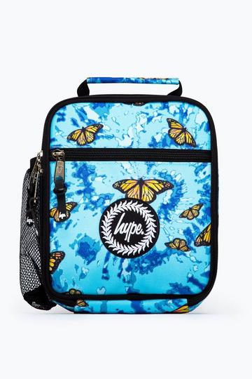 Tie Dye Butterfly Lunch Box Blue