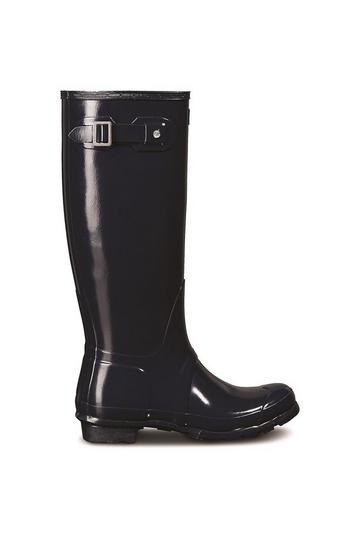 'Original Tall Gloss' Wellington Boots Navy