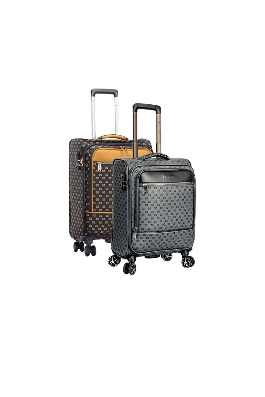Brown Lightweight Luggage Travel Cabin Suitcase