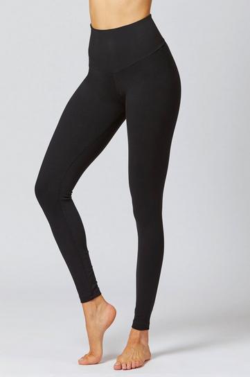 Extra Strong Compression Leggings with Egyptian Cotton Black