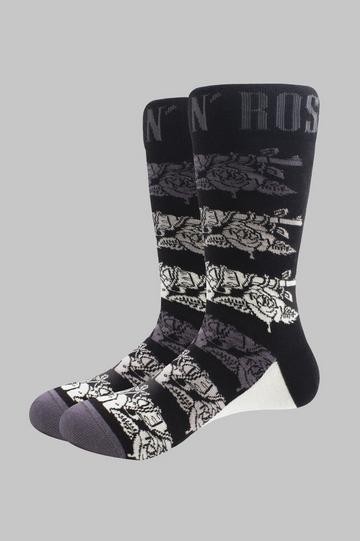 Monochrome Pistols Ankle Socks Black