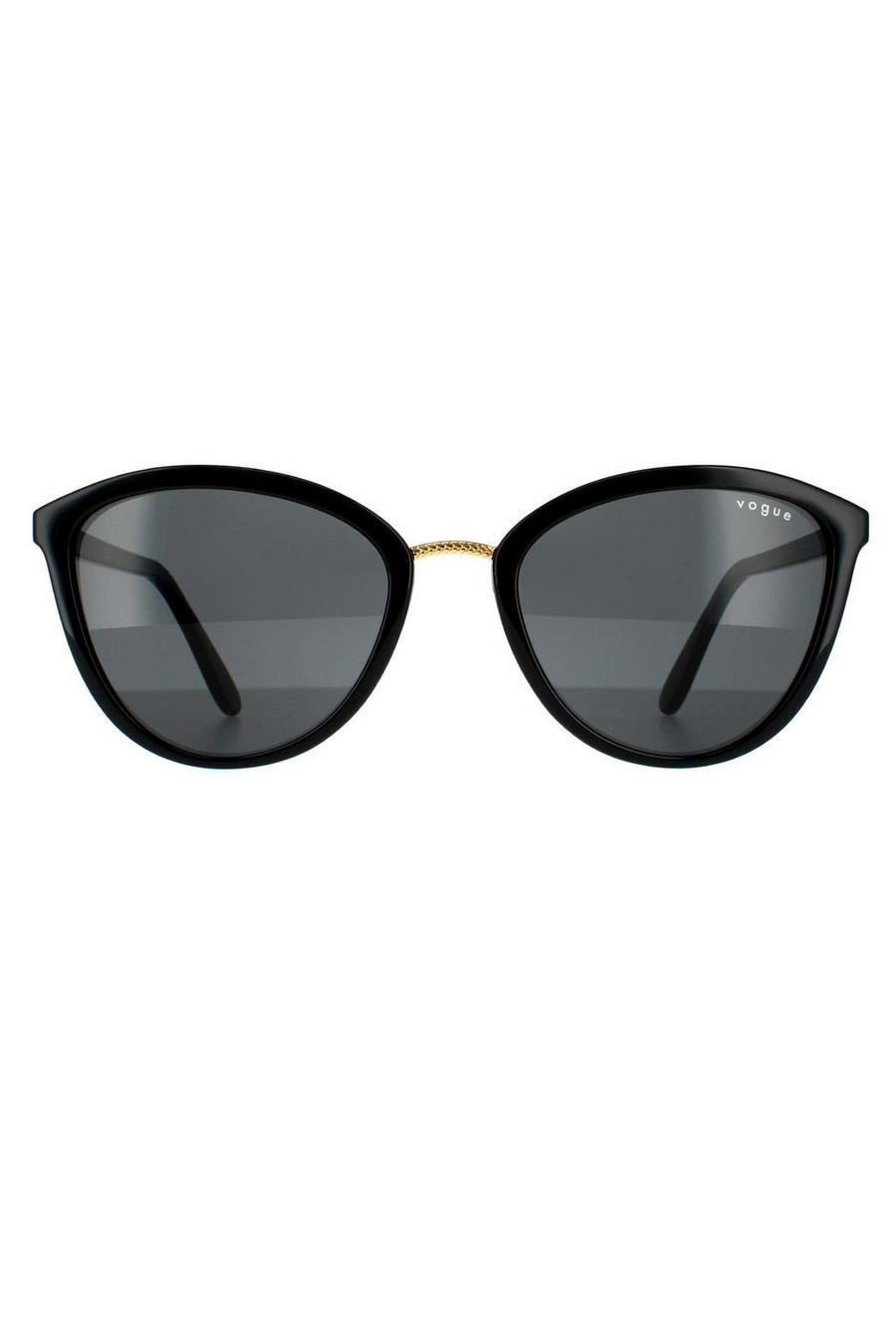 Cat Eye Black Grey Sunglasses