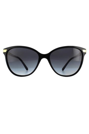 Black Cat Eye Black With Gold Detailing Grey Gradient BE4216 Sunglasses