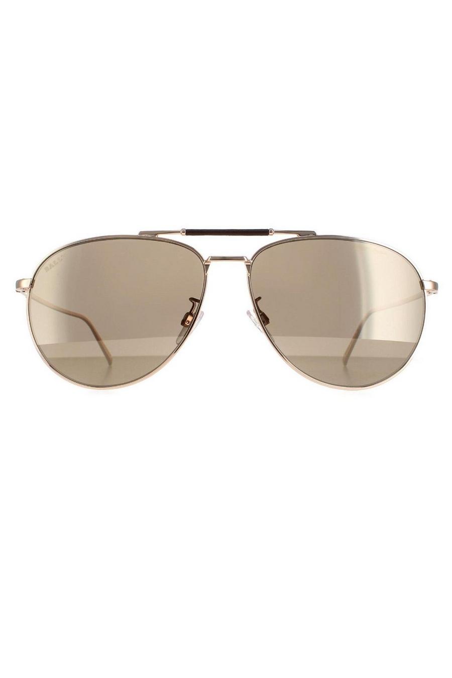 Brown Aviator Cooper  Gold Mirrored  BY0038-D